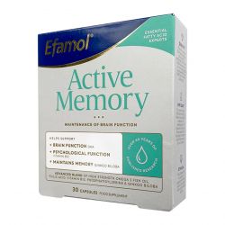 Эфамол Брейн Мемори Актив / Efamol Brain Active Memory капсулы №30 в Новоуральске и области фото