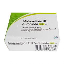 Атомоксетин HCL 40 мг Европа :: Аналог Когниттера :: Aurobindo капс. №30 в Новоуральске и области фото